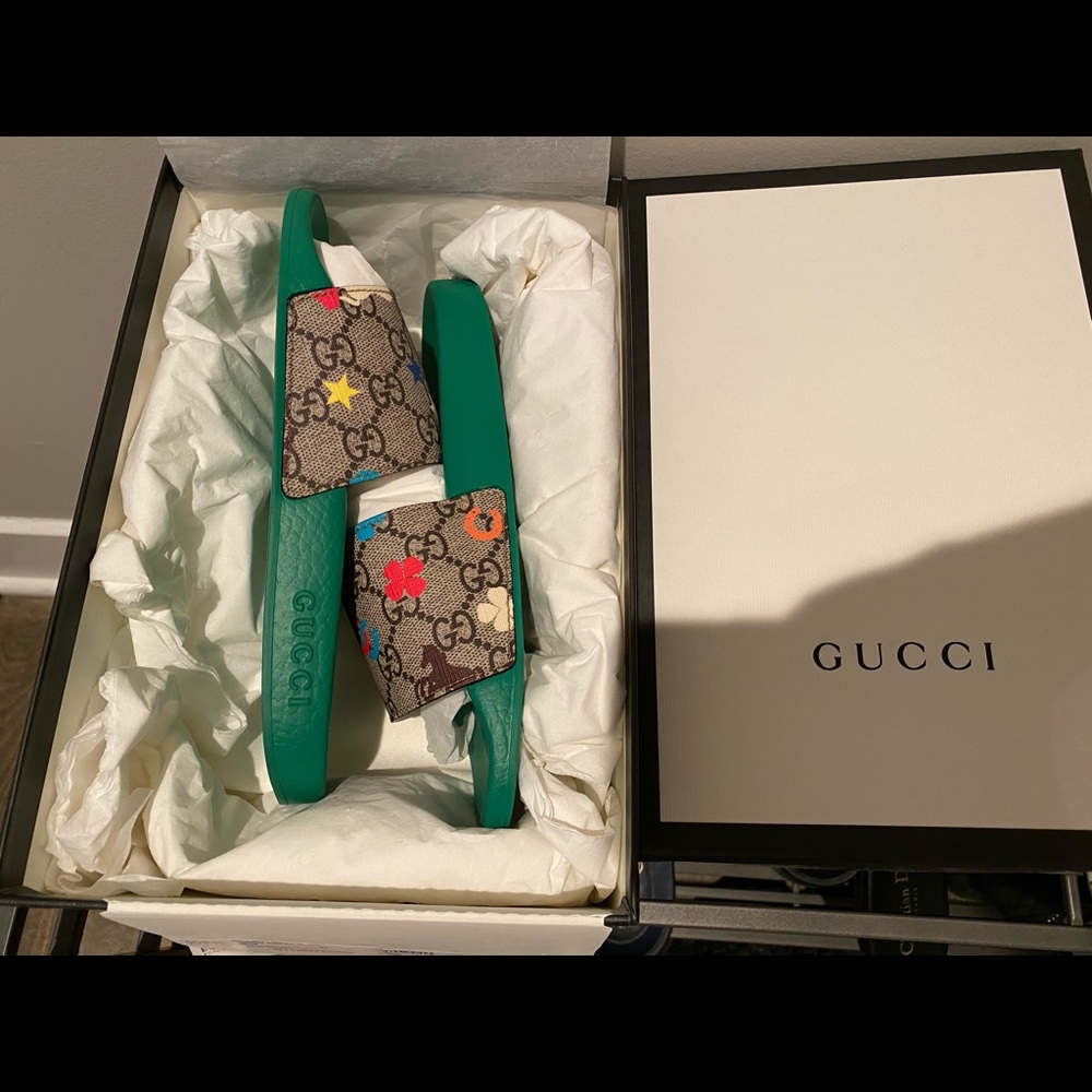 Gucci GG Supreme Ranch Elements Sandals - Picture 4 of 4